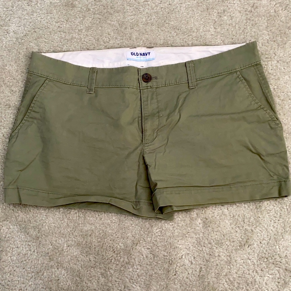 OLD NAVY army green shorts